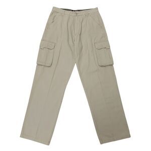 Plugg Cargo Pants Mens 32x32 Beige Straight Leg Work Outdoor Hiking Work Durable